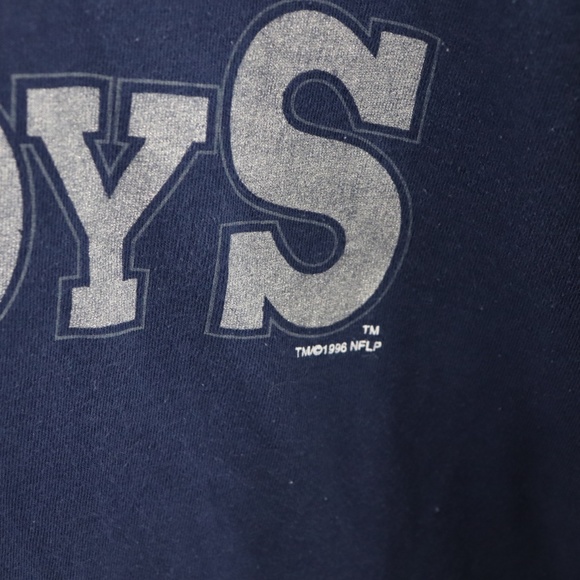 90s Mens Large Dallas Cowboys Turtleneck Sweater - Picture 5 of 8